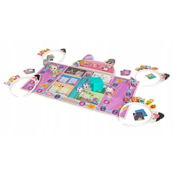 GABI'S CAT HOUSE УКРАШЕНИЕ ДОМА ДЛЯ КОШЕК НАСТОЛЬНАЯ ИГРА + 4 ЛЕНТЫ 4+