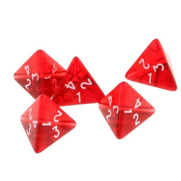100Pcs Polyhedral Dice D4 Die for Dungeons&Dragons DnD Table Game Accessory