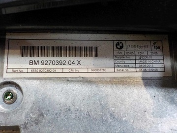 BMW 1 F20 11R DISPLEJ 9270392