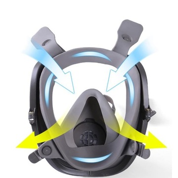 ПОЛНОЛИЦЕВАЯ МАСКА, МНОГОРАЗОВАЯ ПОЛНОЛИЦЕВАЯ ДЫХАТЕЛЬНАЯ МАСКА