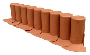 POLSKA, BARDZO SOLIDNA Palisada ogrodowa z Obrzeżem 2 metry
