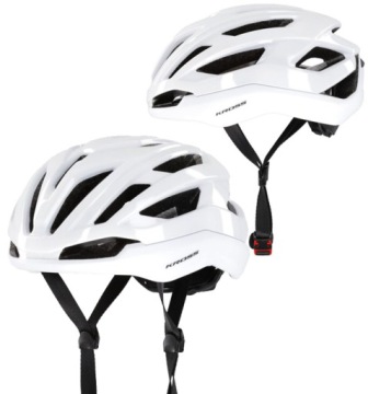 Cyklistická Přilba Na Silniční Kolo Kross Road Pro L 58-62 CM Bílá