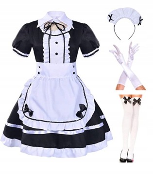 Strój POKOJÓWKA KOSTIUM COSPLAY ANIME LOLITA