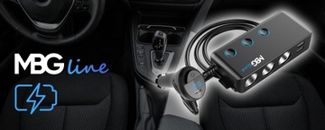 РАЗЪЕМ ПРИкуривателя 12-24В 4xUSB QC PD