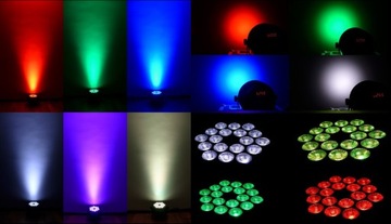 Красочный светодиодный сценический прожектор PAR RGB 36 светодиодов DMX