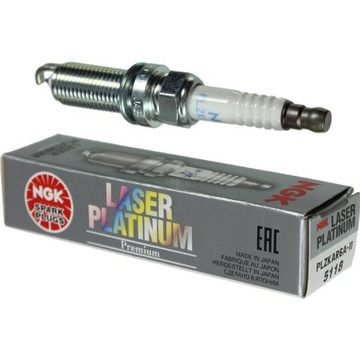 4X NGK 5118 СВЕЧА ЗАЖИГАНИЯ PLZKAR6A-11 ЛАЗЕРНАЯ ПЛАТИНА