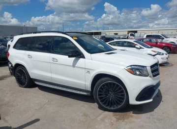 Mercedes GLS X166 2018 Mercedes-Benz GLS 2018, 5.5L, 4x4, 63 AMG, od ubezpieczalni 5.5 Benzyna, zdjęcie 3