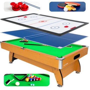 БИЛЬЯРДНЫЙ СТОЛ С HUMBER GAMES ДЛЯ ПИНГ-ПОНГА, КРЫШКА 7 ФУТОВ