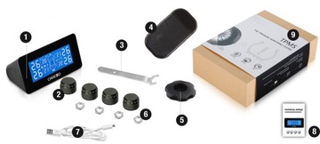 4x TPMS ДЛЯ ДАТЧИКА ТЕМПЕРАТУРЫ ДАВЛЕНИЯ АВТОМОБИЛЯ. СОЛНЕЧНАЯ