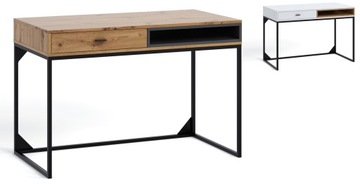 Biurko 120 cm Loftowa KOLEKCJA OLIVIER 2 kolory