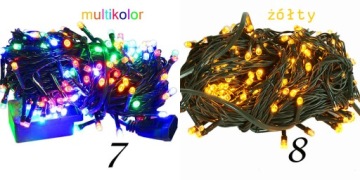 Светодиодные елочные гирлянды 100 Программатор 8 ЦВЕТОВ FV