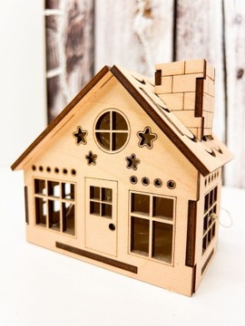 Mały domek, lampion