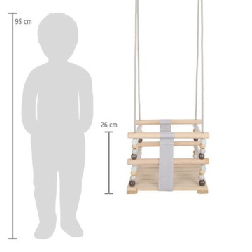 ДЕРЕВЯННЫЕ САДОВЫЕ КАЧЕЛИ SKANDI МАЛЕНЬКАЯ НОЖКА
