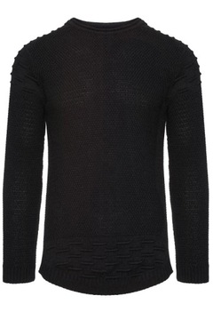 SWETER - CZARNY 27003-1 S