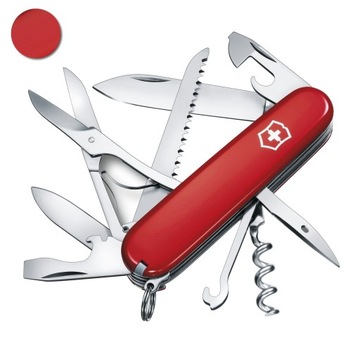 Victorinox 1.3713, scyzoryk Huntsman, 91 mm, 15 funkcji, czerwony