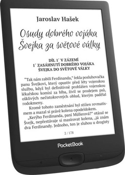 Электронная книга PocketBook Basic Lux 4 618 6 дюймов 8 ГБ Wi-Fi черная