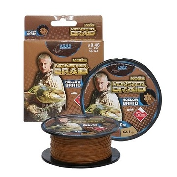 KOOS MONSTER BRAID 0,65MM 2X150M BROWN