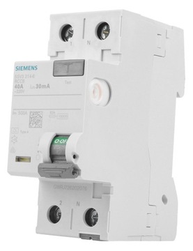 Автоматический выключатель Siemens 5SV3314-6 FI 2-полюсный тип A