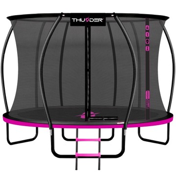 Trampolina OGRODOWA 366cm 12FT dla dzieci ŁATWY MONTAŻ z siatką wewnętrzną