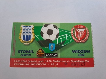 STOMIL OLSZTYN - WIDZEW ŁÓDŹ 23-03-2002