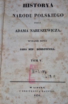 Historya Narodu polskiego Adam Naruszewicz Tom V