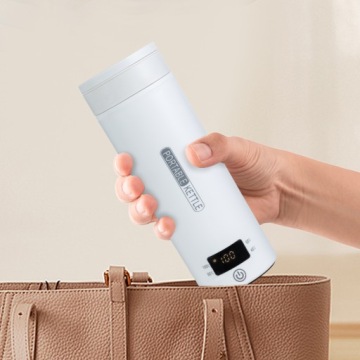 ЭЛЕКТРИЧЕСКИЙ ЧАЙНИК TRAVEL 220 В, 300 ВТ, 500 МЛ, БЕЛЫЙ С ЖК-дисплеем