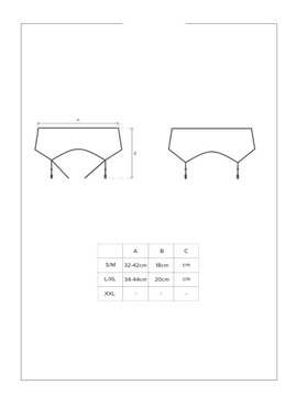 ПОЯС ДЛЯ ПОДВЯЗОК - Darkie Obsessive 7070412 L/XL