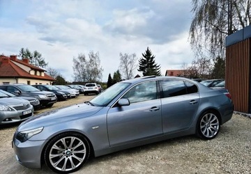 BMW Seria 5 E60 2005 BMW Seria 5 BENZYNA R6 177KM SKORA automat atrakcyjny wyglad okazja, zdjęcie 22