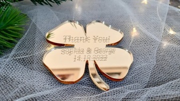 Магнит-клевер. Удачи на выпускных экзаменах, гравер.