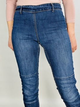 Jeansowe spodnie rurki S 36 H&M