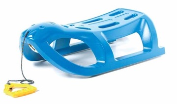 PROSPERPLAST LITTLE SEAL Ślizg duży sanki z linką dla dzieci niebieskie