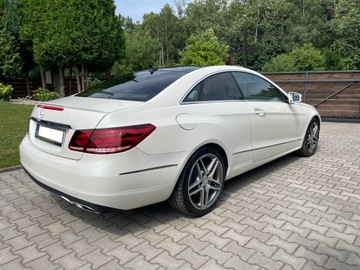 Mercedes Klasa E W212 Coupe Facelifting 400 333KM 2015 Mercedes E400 Coupe 333KM Biała Perła Stan Idealny, zdjęcie 3