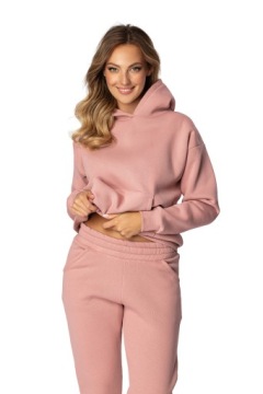 ТЕПЛЫЙ ТОЛСТЫЙ СПОРТИВНЫЙ КОСТЮМ DK-K-B9 ХЛОПОК ПУДРА XL