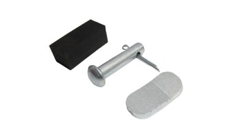 Sworzeń guma nakładka podnóżka pasażera WSK Romet