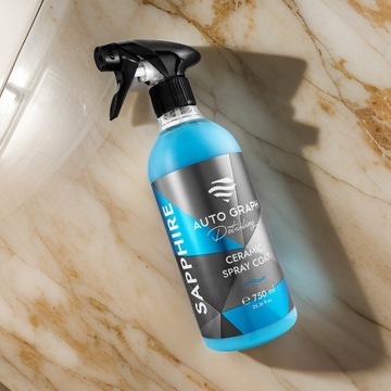 ГИДРОФОБНОЕ ПОКРЫТИЕ С SiO2 QD АВТО ГРАФ САПФИР Керамический аэрозольный слой 750 мл