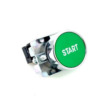 Przycisk zielony START napis sterowniczy NO zwierny 22mm