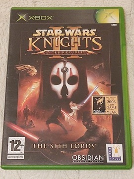XBOX STAR WARS KNIGHTS II SITH LORDS OF THE OLD REPUBLIC X BOX