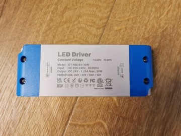 VARICART 24V 30W SLIM тонкий светодиодный мебельный блок питания