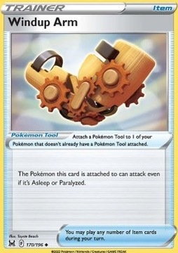 Karty Pokemon (LOR 170) Windup Arm