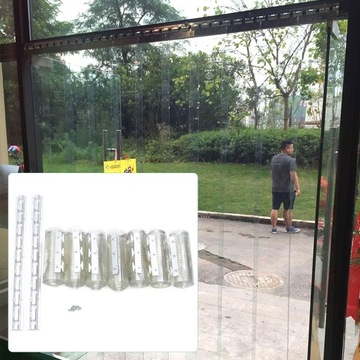 7 ШТ. ПВХ ШТОРЫ 200X18 СМ ДВЕРНАЯ ШТОРА