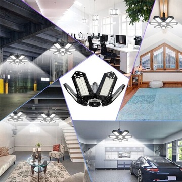 MOCNA LAMPA WARSZTATOWA 32W SUFITOWA ROBOCZA ŻARÓWKA E27 DO GARAŻU LAMPKA