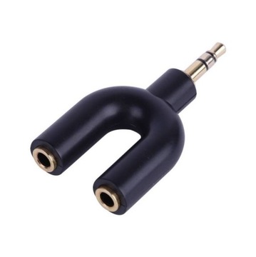 Adapter Rozdzielacz Mini Jack 3,5mm 2x SŁUCHAWKI