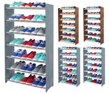 Regał na buty szafka RBS-7-65_DGR_GR półka STOJAK