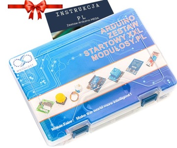 Mikrokomputer Modulosy ZESTAW STARTOWY MEGA XXL ARDUINO UNO R3 STARTER KI