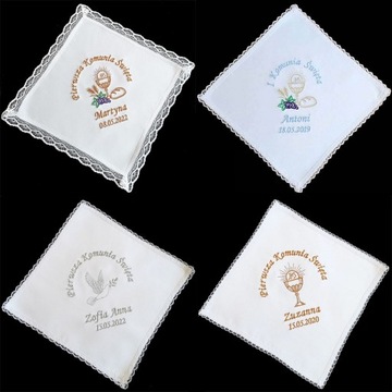 ПРИЧАСТИЕ СУВЕНИР платок с именем ПОДАРОК ​​причастие