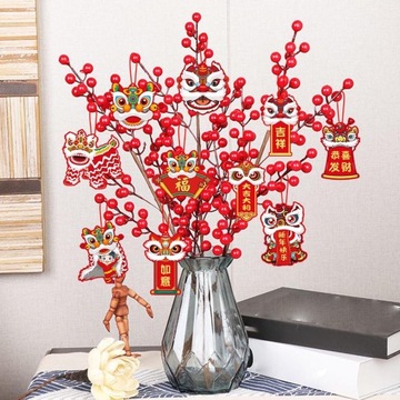 10 подвесных украшений для китайского Нового года, декор для весеннего фестиваля, новинка в китайском стиле