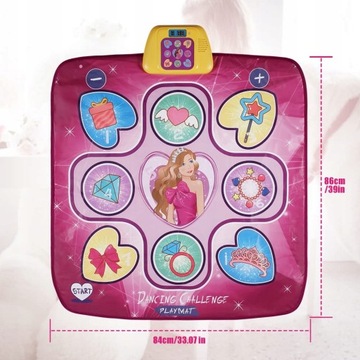 MATA MUZYCZNA TANECZNA DO TAŃCA INTERAKTYWNA ZRĘCZNOŚCIOWA