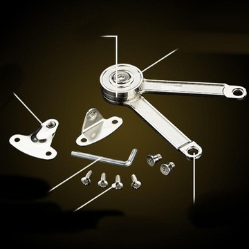 Поднимите газовую стойку, кронштейн крышки дверцы шкафа.