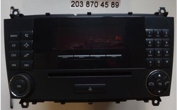 RADIOODTWARZACZ CD MERCEDES C W203 A2038704589