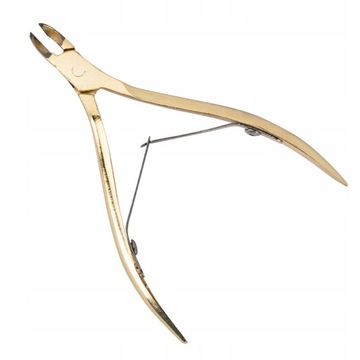 CĄŻKI DO SKÓREK STAL NIERDZEWNA 4 MM GOLD ZŁOTE